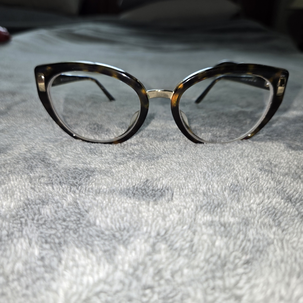 Bulgari Tortoise Shell Cat Eye Glasses